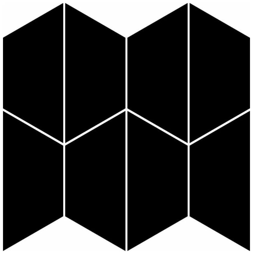 bianca prestige black glass mozaika 25.8x25.8 - zdjęcie główne