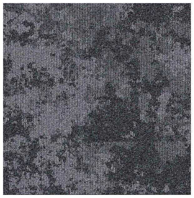 burmatex snowfall 35704 black night płytka dywanowa 50x50 - zdjęcie główne
