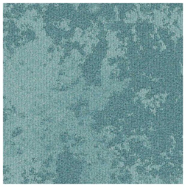 burmatex snowfall 35707 aqua flurry  płytka dywanowa 50x50 - zdjęcie główne