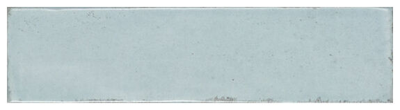 Niebieska płytka ścienna Calpe SKY o matowej powierzchni i wzorze cegiełki w rozmiarze 7,5x30 cm