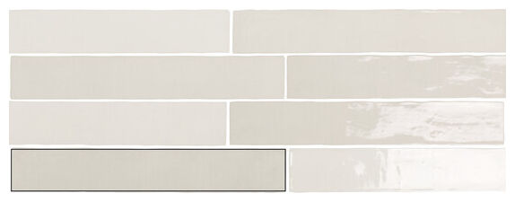 Fado Grey płytka ścienna o szarym kolorze i błyszczącej powierzchni 6,5x39,6 cm - zdjęcie nr: 2