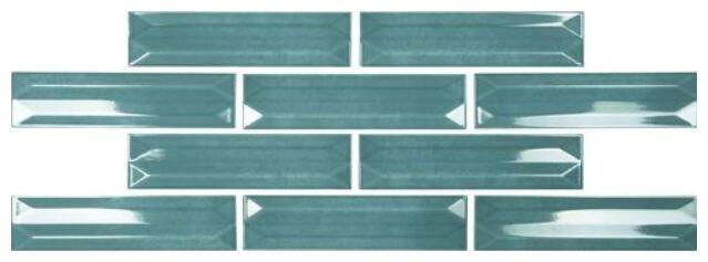 carmen ceramic art refraction acqua płytka ścienna 7.5x30 - zdjęcie główne