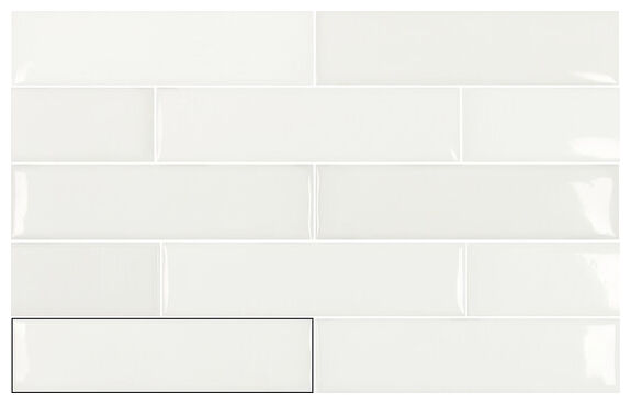 carmen ceramic art bulge white płytka ścienna 7.5x30 - zdjęcie nr: 2