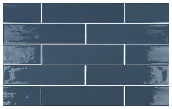 carmen ceramic art mud blue płytka ścienna 7.5x30 - zdjęcie nr: 2