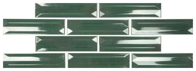 carmen ceramic art refraction palm płytka ścienna 7.5x30 - zdjęcie główne