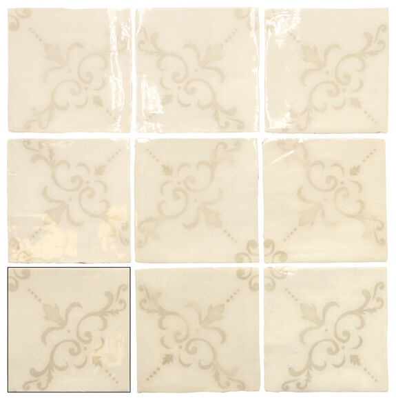 carmen ceramic art moura beige płytka ścienna 13x13 - zdjęcie nr: 2