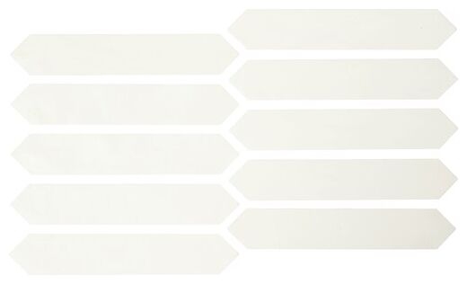 carmen ceramic art off white matt płytka ścienna 4.3x24.3 - zdjęcie główne