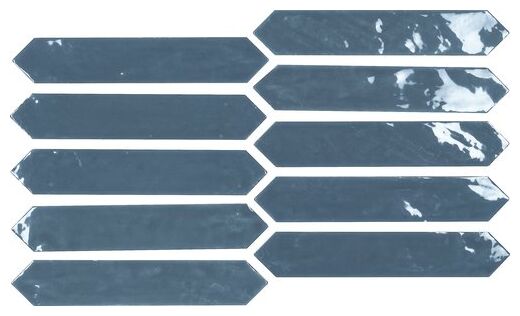 carmen ceramic art on dark blue gloss płytka ścienna 4.3x24.3 - zdjęcie główne