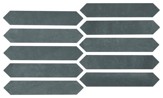 carmen ceramic art off victorian green matt płytka ścienna 4.3x24.3 - zdjęcie główne