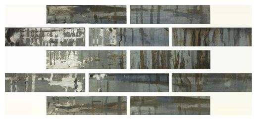 carmen ceramic art raku green płytka ścienna 7.5x30 - zdjęcie główne