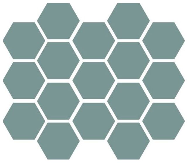 carmen ceramic art montmartre turquoise gres 10x11 - zdjęcie główne