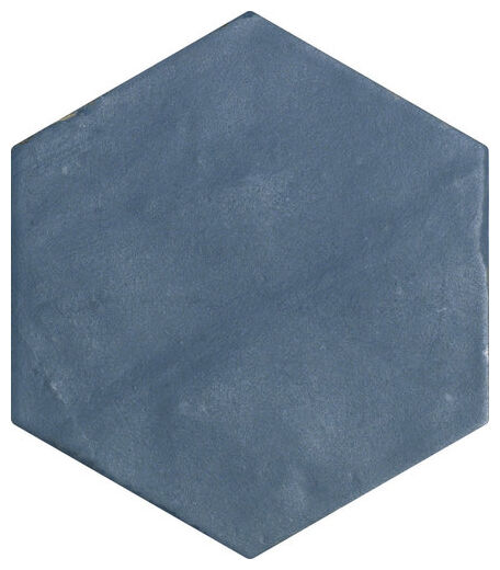 carmen ceramic art nomade blue hexagon gres 13.9x16 - zdjęcie główne