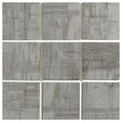 carmen ceramic art raku grey gres 13.8x13.8 - zdjęcie główne