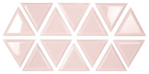 carmen ceramic art kirk pink płytka ścienna 11x13 - zdjęcie główne