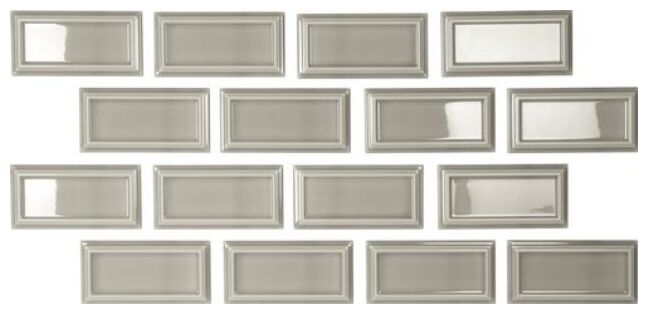 carmen ceramic art tiana smoke płytka ścienna 6.5x13 - zdjęcie główne