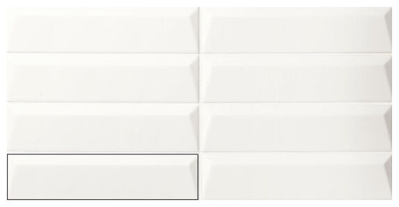 carmen ceramic art cups snow płytka ścienna 5x20 - zdjęcie nr: 2