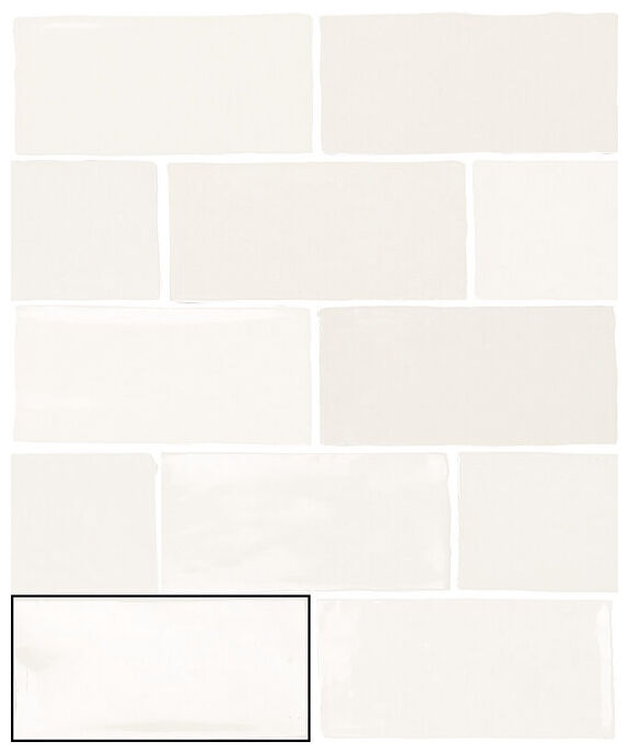 carmen ceramic art fado white płytka ścienna 6.5x13 - zdjęcie nr: 2