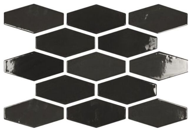 carmen ceramic art harlequin graphite płytka ścienna 10x20 - zdjęcie główne