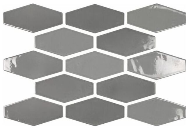 carmen ceramic art harlequin grey płytka ścienna 10x20 - zdjęcie główne