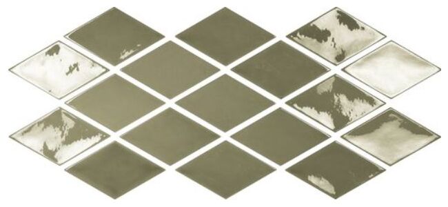 carmen ceramic art looks victorian green płytka ścienna 9.8x16.8 - zdjęcie główne