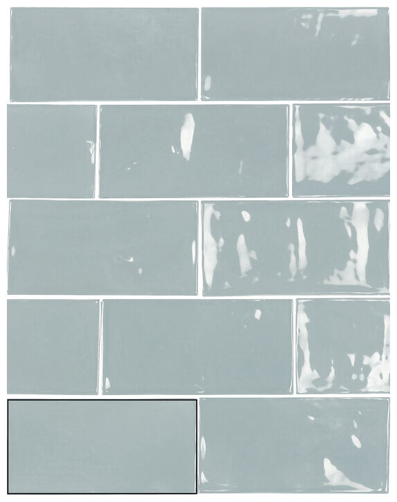 carmen ceramic art power blue gloss płytka ścienna 6.2x12.5 - zdjęcie nr: 2