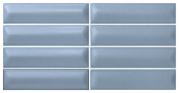 carmen ceramic art three-d blue płytka ścienna 5x20 - zdjęcie nr: 2