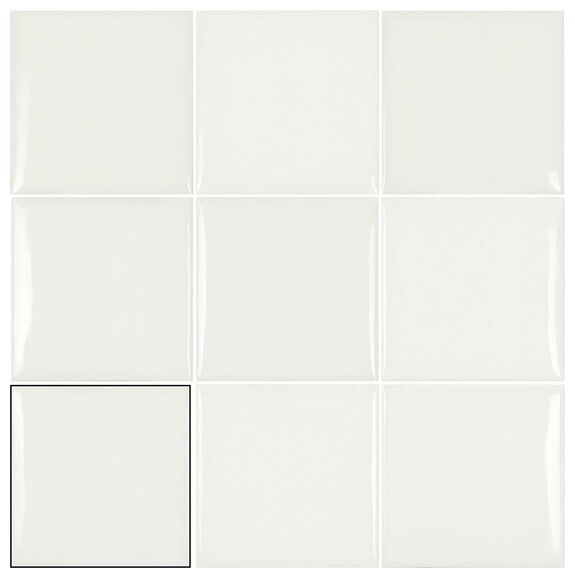 carmen ceramic art bulge white płytka ścienna 12.4x12.4 - zdjęcie nr: 2