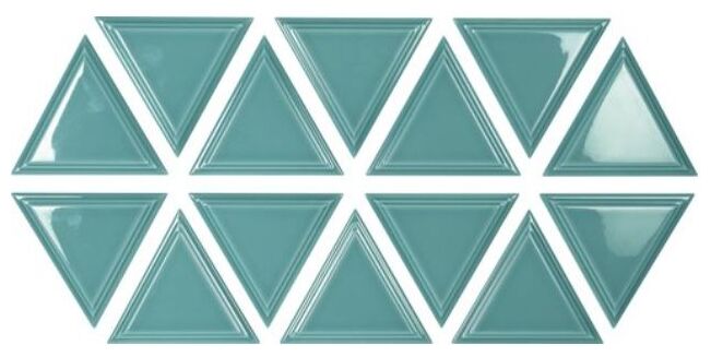 carmen ceramic art kirk acqua płytka ścienna 11x13 - zdjęcie główne