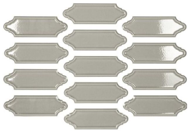 carmen ceramic art mecox smoke crackled płytka ścienna 5x15 - zdjęcie główne