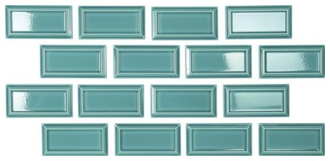 carmen ceramic art orient acqua crackled płytka ścienna 6.5x13 - zdjęcie główne