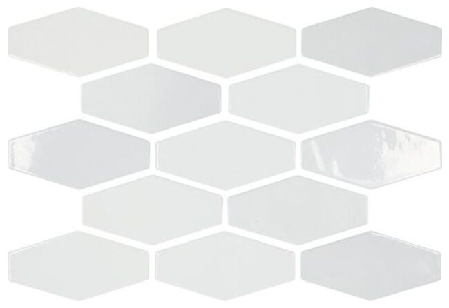 carmen ceramic art harlequin white płytka ścienna 10x20 - zdjęcie główne