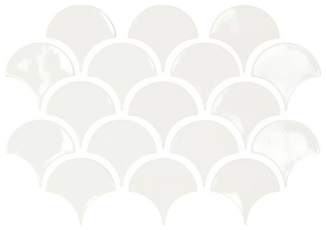 carmen ceramic art rain white crackled płytka ścienna 12x12.5 - zdjęcie główne