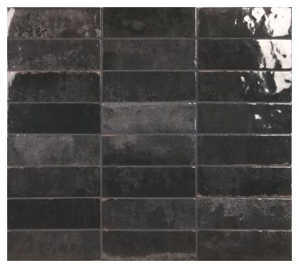 carmen ceramic art tennessee black płytka ścienna 5.2x16.1 - zdjęcie nr: 2