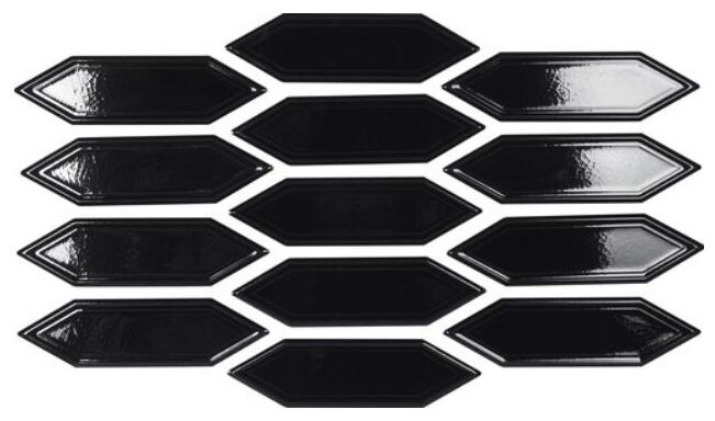 carmen ceramic art cooper night crackled płytka ścienna 5x18 - zdjęcie główne