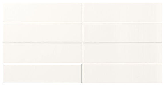 carmen ceramic art flat snow płytka ścienna 5x20 - zdjęcie nr: 2