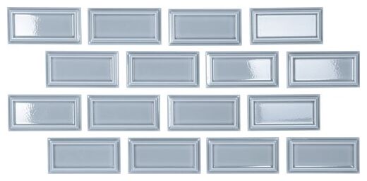 carmen ceramic art orient sky crackled płytka ścienna 6.5x13 - zdjęcie główne