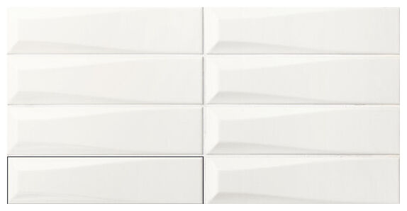 carmen ceramic art pyramid snow płytka ścienna 5x20 - zdjęcie nr: 2