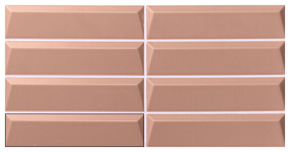 carmen ceramic art cups terracota płytka ścienna 5x20 - zdjęcie nr: 2