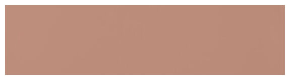 Mała matowa płytka ścienna Flat Terracota 5x20 w cieplym odcieniu terakoty