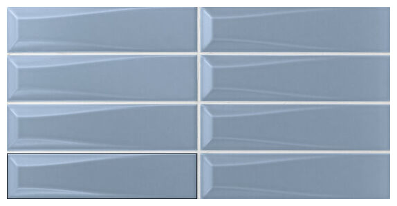 carmen ceramic art pyramid blue płytka ścienna 5x20 - zdjęcie nr: 2