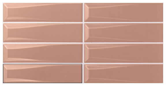 carmen ceramic art pyramid terracota płytka ścienna 5x20 - zdjęcie nr: 2