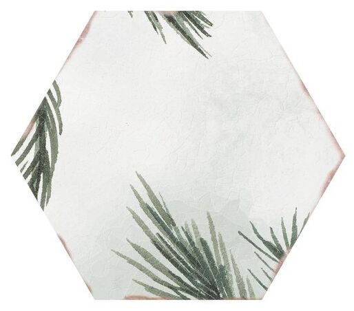 carmen ceramic art touareg turquesa mix hexagon gres 13.9x16 - zdjęcie główne