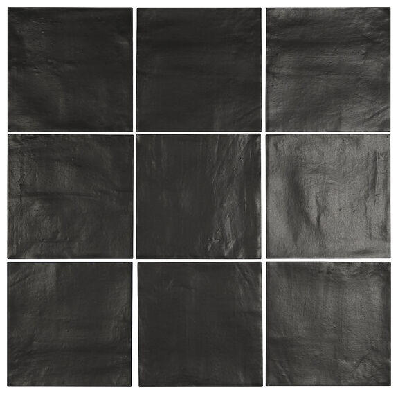 Matowy czarny gres Delight Black 13,8x13,8 o jednolitej i gładkiej powierzchni - zdjęcie nr: 2