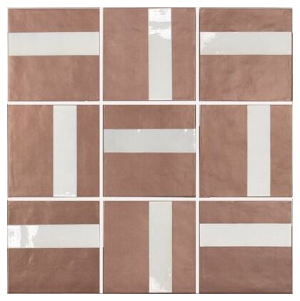 carmen ceramic art nelly ash rose gres 15x15 - zdjęcie nr: 2