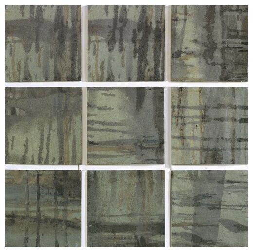 carmen ceramic art raku green gres 13.8x13.8 - zdjęcie główne