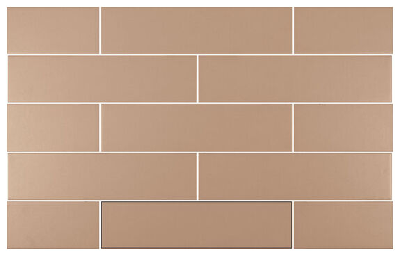 carmen ceramic art smooth terracota płytka ścienna 6.3x25 - zdjęcie nr: 2