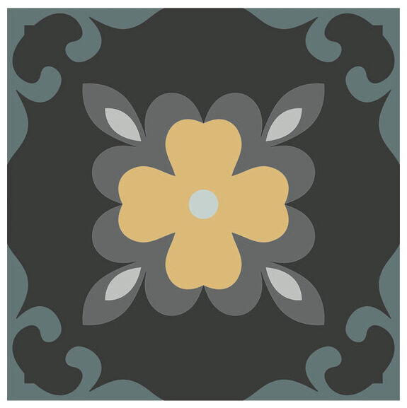 carmen ceramic art dahlia night gres 15x15 - zdjęcie główne