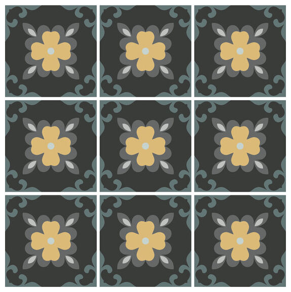 carmen ceramic art dahlia night gres 15x15 - zdjęcie nr: 2