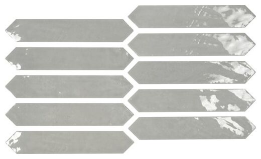 carmen ceramic art on grey gloss płytka ścienna 4.3x24.3 - zdjęcie główne