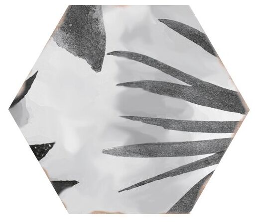 carmen ceramic art touareg grey mix hexagon gres 13.9x16 